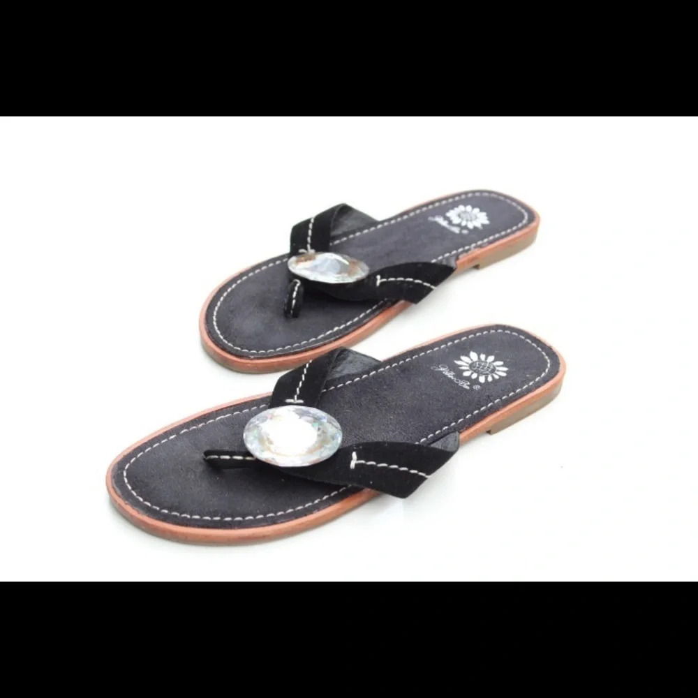 Yellow box sandals